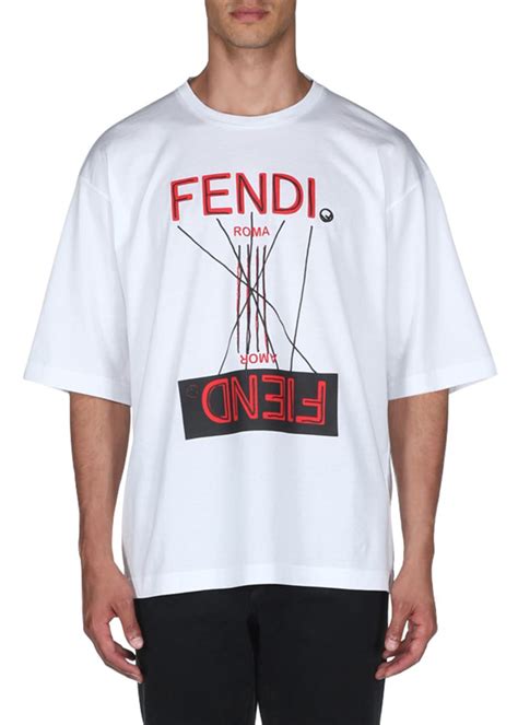 fendi t shirt mens fake|fendi fiend t shirt.